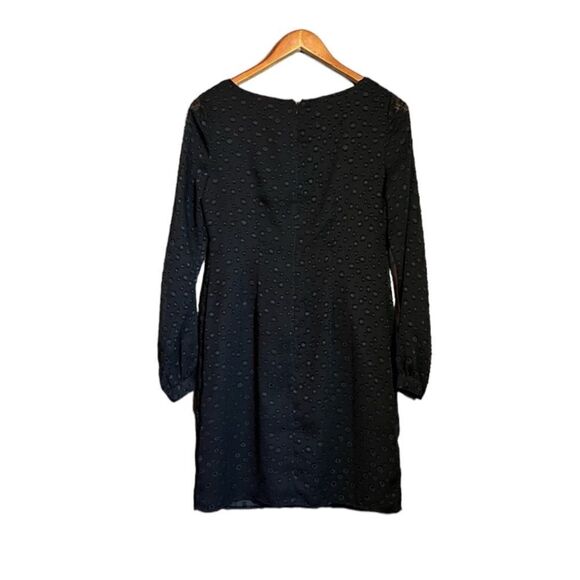 Ann Taylor black long sleeve dress with circle details - Picture 10 of 10